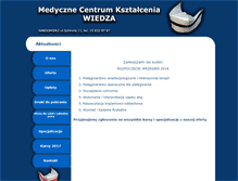Tablet Screenshot of mckwiedza.pl